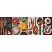 Wash+dry - wash+dry Spezie piccanti Zerbino, Acrilico, Multicolore, 60.0x180.0x0.7 cm