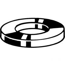 16MM Clevis Pin Washer - Steel -bzp din 1440- you get 25 - Qualfast