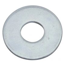 Zinc plated steel flat washers - 10L