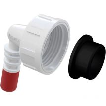 Washing Machine Connection Elbow 1 Inch x 8/16mm Hose