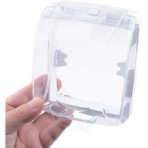 Couvercle Étanche Pour Bouton De Sonnette, Housse De Protection Transparente, Sans Fil, Support Mural, Protection Sonnette Exterieur Pluie, Coque 