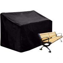 Wasserdichte Schutzhülle für Gartenmöbel, 65 x 65 x 80/120 cm, Schwarz, für Gartentisch, rechteckige Gartenmöbel