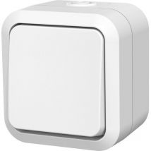 Wasserdichter Wippenschalter - Quarx - Aqua Pro - Ip55 - 250v -10ax - Schnelle Verbindung - Weiß