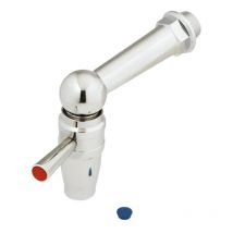 WATTS Wasserhahn 1/4 Drehung verchromt 15x21 – Außengewinde 15x21 mm – Wandmontage – Hochwertiges Material