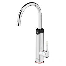 Esip - Elektrischer Küchenarmaturen mit Durchlauferhitzer led Digitalanzeige Elektrischer Wasserhahn Küche 360° Drehung Spültischarmatur Edelstahl