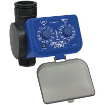 Wasserhahn-Timer zur Automatisierung der Nebelkühlung in Ihrem Garten oder auf Ihrer Terrasse. Konfigurieren Sie das Ein-/Ausschalten in Sekunden, um