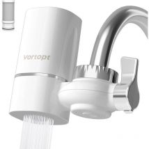 Wasserhahn-Wasserfilter für Spülbecken, schneller Durchfluss – 400-Gallonen-Wasserfiltersystem für Leitungswasser, NSF-zertifiziert zur Reduzierung