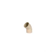 Nicoll - Winkel 45° weiblich weiblich, für pvc 80 sandfarbenes Fallrohr