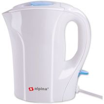Alpina Wasserkocher, 1 l, 1000 w, weiß