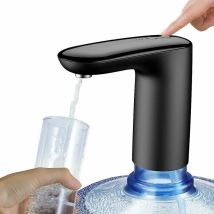 Pompa per acqua - Interruttore ricaricabile tramite usb per acqua potabile. Casa. cucina. pittura. Pompa per acqua potabile (nera)