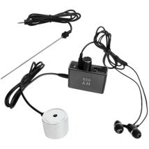 Wasserrohr-Lecksucher-Sensor, Wasserrohr-Leckageüberwachungs-Tester-Set mit zwei Sonden, Kopfhörer, hochempfindliches Wasserrohr-Ortungs-Zubehör-Set