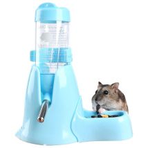 Shining house Wasserspender, automatische Haustierflasche für Hamster, Ratten, Meerschweinchen, Frettchen, Kaninchen, Kleintiere (80 ml, blau)