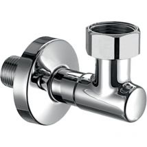 Schell - Wasserzähler-Anschlussbogen Plombiervorrichtung, 3/4' Überwurfmutter, 1/2', Chrom