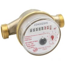 Stabilo-sanitaer - Wasserzähler Geeignet Für 1/2' Rohre 110mm Warm 2024 Geeicht