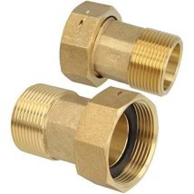 Wasserzähler Verschraubung 1 1/2" Messing