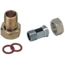 Wasserzählerverschraubung 1/2 Messing Installationsmaterial