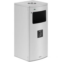 Waste bin Rectangular waste bin ashtray Stainless steel / galvanised steel 28.5