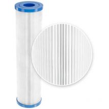 Ust-m - Water Filter Cartridge 10 Inch Pleated 20 Microns Sediment Replacement Reusable