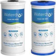 Waterdrop - Filtre à Eau pour Toute la Maison, Remplacement pour le Système de Filtre à Eau pour Toute la Maison WD-WHF21-PG