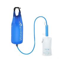 Waterdrop - Paille de Filtre à Eau avec Sac à Eau par Gravité, Système de Filtration de Camping Portable, Purificateur d'eau Potable pour la