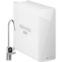 Waterdrop - X8 Système d'Osmose Inverse, nsf/ansi 58&372 Certifié, 800 gpd Filtre à Eau à Osmose Inverse sans Réservoir, 9 Étapes Système de
