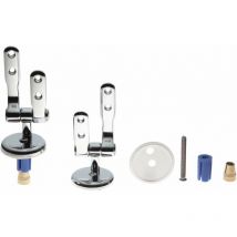 Aquae - Cerniere per copriwater universali, ad espansione