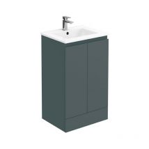 Voda - Waterproof 600mm Grey Vanity Unit with Basin