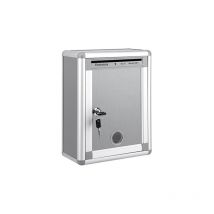 Waterproof and lockable steel wall-mounted mailbox