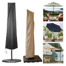 Waterproof and uv Protective Cover for Parasol 183 x 25 x 35 cm - Black loy