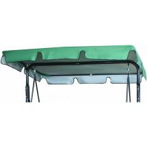 Muff - Waterproof garden swing chair canopy cover, suitable for outdoor patio, garden, (canopy cover only) (14212018cm, green)