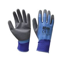 Waterproof Latex Gloves - l (Size 9) scaglolatwp - Scan