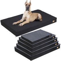 Bingo Paw - BingoPaw Jumbo Orthopedic Dog Bed Foam Pet Bed Mattress Waterproof Liner Pet Mat NonSlip, Extra Extra Large 120x75x10cm