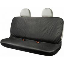 Jalleria - Waterproof Rear Seat Cover, 600D Oxford Black Water Resistant Seat Cushion, Universal Seat Protector for Most Cars and Trucks SUVs, Black