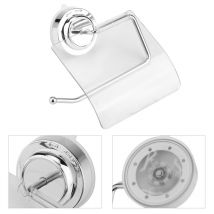 Waterproof Toilet Paper Holder with Suction Cup, Home Hotel Bathroom Roll Holder