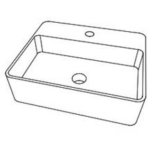 Koh-i-noor - Watson tra4250111v lavabo olympia appoggio 50x41 1 foro ceramica bianco opaco codice prod: TRA4250111V