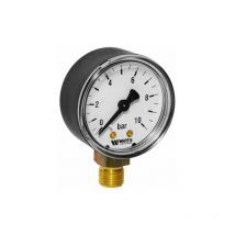Watts RF Manometer 0-10 bar Ø50mm Anschluss unten 1/4'' AG 0312110