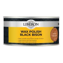 Liberon - 126876 Black Bison Wax Paste Medium Mahogany 500ml LIBBPWMM500N