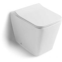 Kiamami Valentina - Wc à Poser En Céramique Sans Rebord Rock