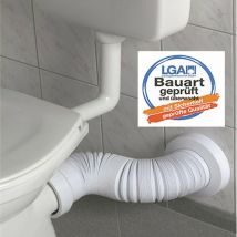 WC Anschluss Verbinder Flexverbinder Ø110, DN100 x 230 - 440mm