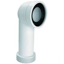 Wc Anschlussbogen 90°, 285mm, weiss DN100 /dn 90 inkl. Dichtung