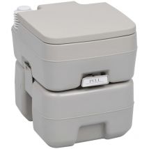 Maison Chic - wc Chimique style Contemporain - Toilette portable de camping - Gris 20+10 l Chic-345942