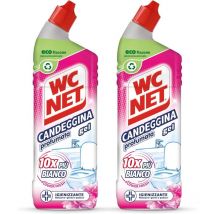 Wc Net Set 2 Confezioni Gel Candeggina Profumata 700 Ml L'Una