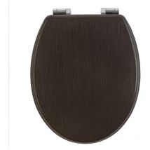 Wc-sitz Aus Mdf In Wenge-optik
