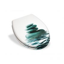 WC-Sitz 'Calm Lake' Toilettensitz für Standard-WCs – Absenkautomatik – 45,5x37,5x5,7 cm – 2,43 kg