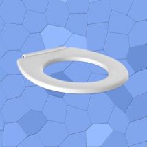 Wc-sitz Universal ohne Deckel von Hamberger Haro Edelstahlscharniere, weiß