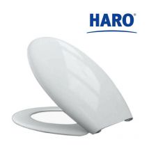 Wc-sitz Universal von Haro mit Edelstahlscharnier, weiss - Bruchfest -