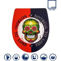 WC-Stitz Toilettendeckel Toilettensitz Nothing to lose - Adob