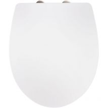 WC-Stitz Toilettendeckel Toilettensitz Weiß - Adob