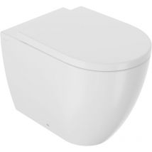 Wc sur pied avec abattant inclus Blanc mat - Arc