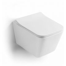 Kiamami Valentina - Wc Suspendu En Céramique Sans Rebord Rock